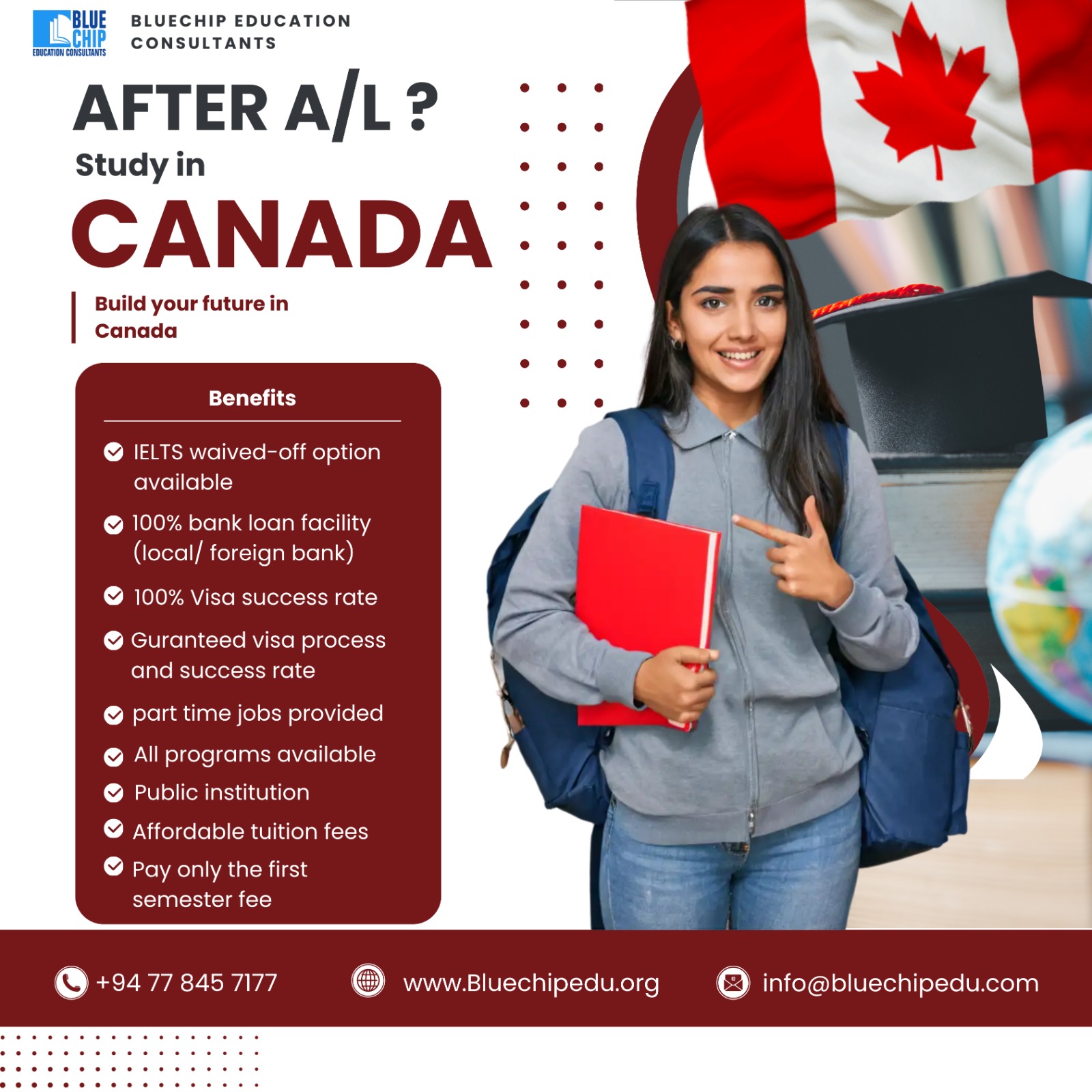 🎓 Finished A/L? Your Future Starts in Canada! 🇨🇦
